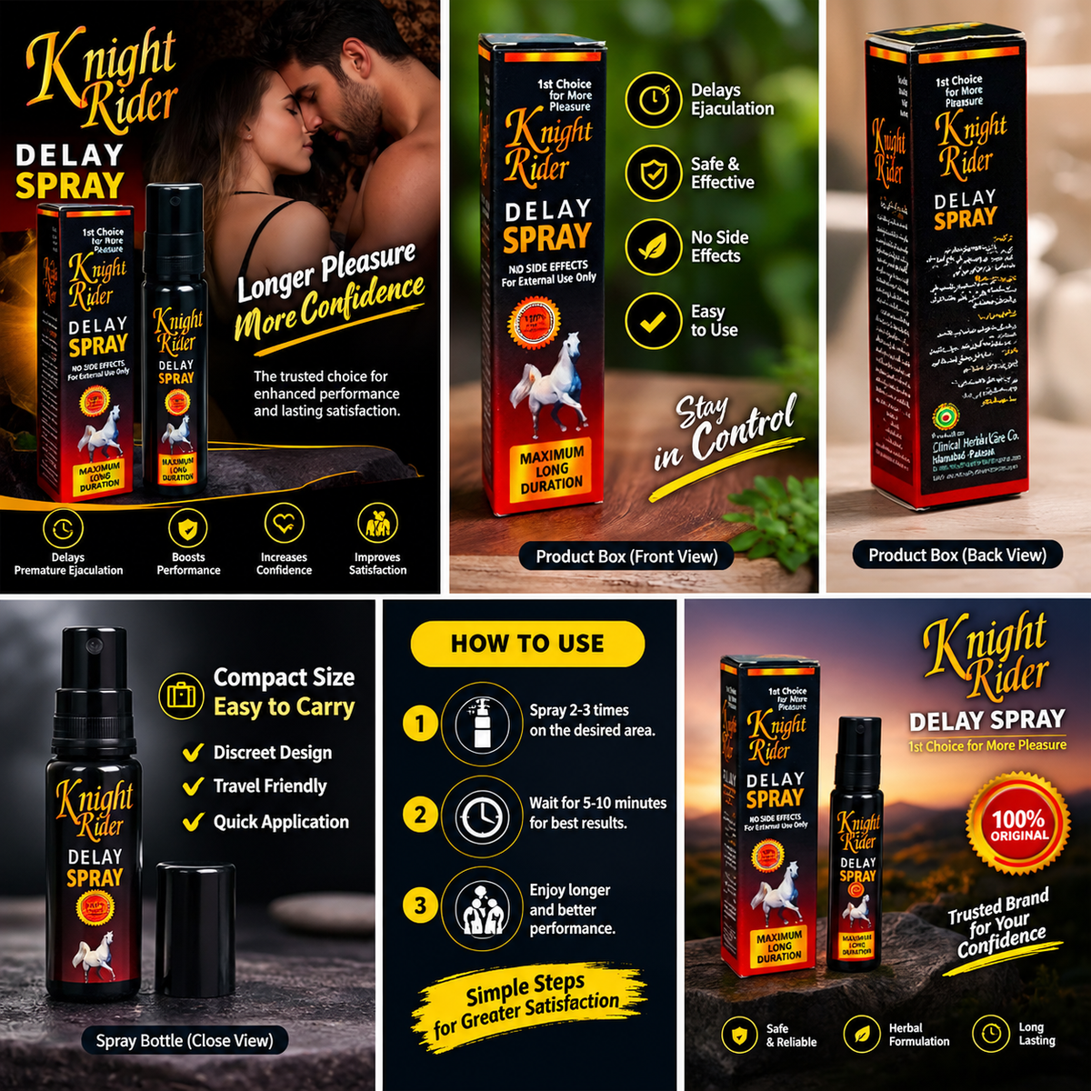 🌟 Knight Rider Delay Spray | Premium Performance Care