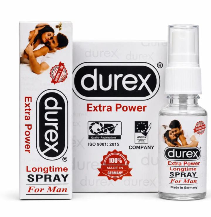 Durex Extra Power Longtime Spray for Men – Long-Lasting Performance & Confidence